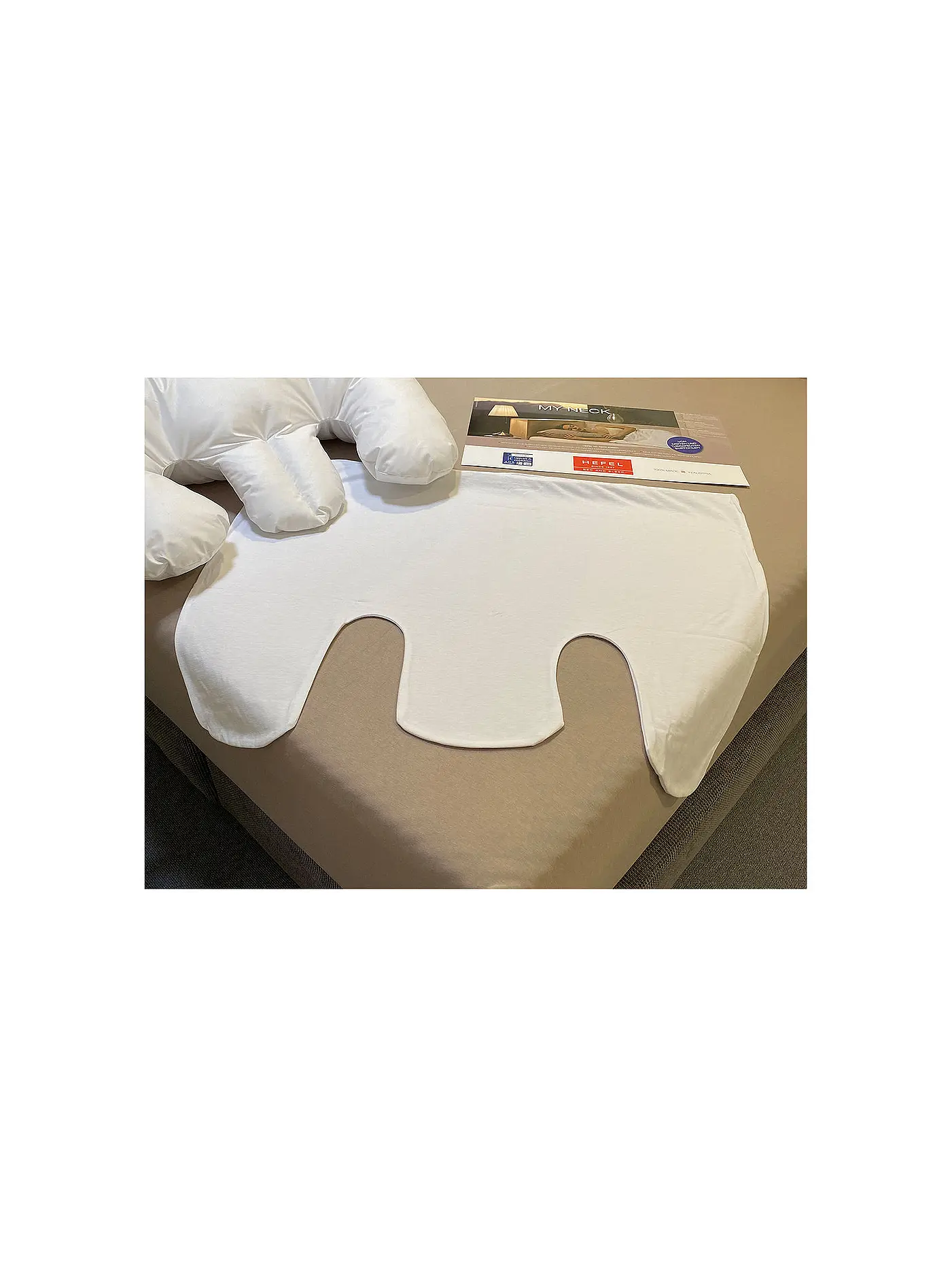 HEFEL | Kissenbezug My Neck 50x70cm Weiss | 